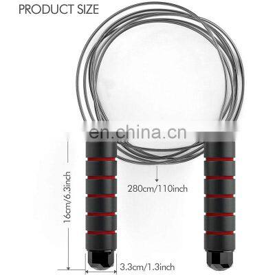 50% Off Adjustable Customized Logo Cheap Exercise Jump Skipping Rope With Wire Bearing Aerobic Oem Jump Ropes photo-3