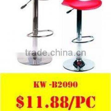 WorkWell 2015 on sale pvc colorful steel bar stools(Kw-B2112)