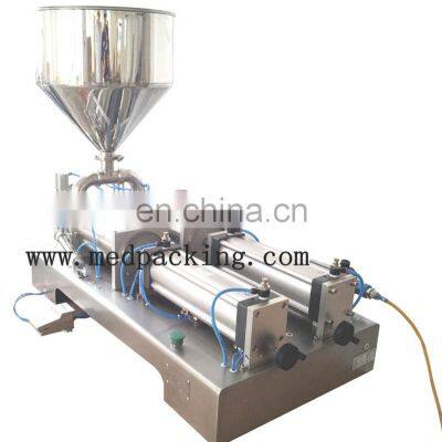 Piston Double Heads Cream Pastes Filling Machine