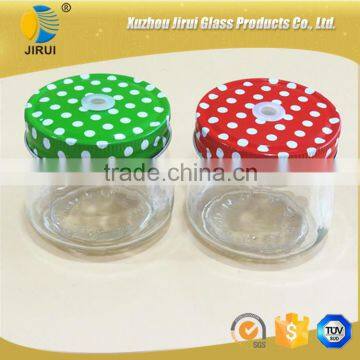 170ml glass food jar with metal lid