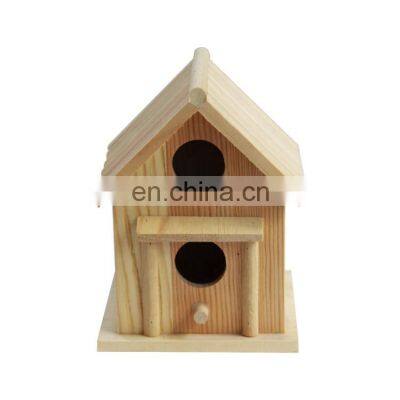 Garden Custom Promotion Gift Finished Classical Wooden Carved Bird House photo-2