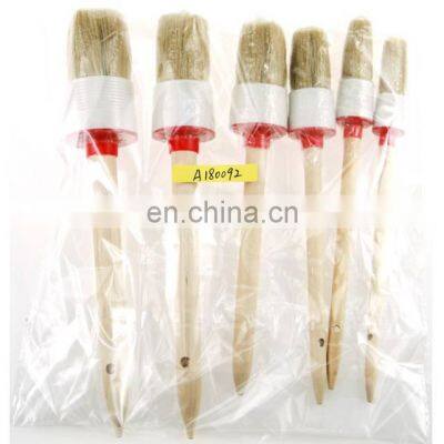 Natural Boar Hair Detail Brush (Set of 6), Auto Detailing Brush Set Car Detailing Brushes Perfect for Cleaning Wheels, Dashboard photo-4