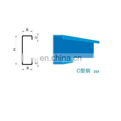 China Cheap Building Construction Light Gauge Steel C Channel