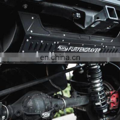 Furyengraver Exhaust Pipe Cover Plate for Jeep Wrangler JK 2007+ SUV Exhaust Pipe Guard 4x4 Accessories