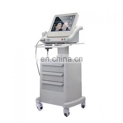 Portable Skin Hifu Beauty Machine With Trolley Face Lifting Skin Tightening Machine