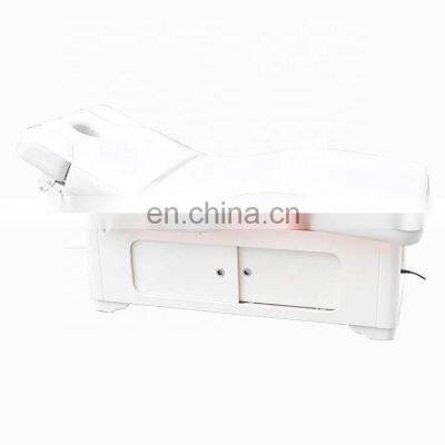 Best Quality High-end at Home Use Multifunctional White Portable Modern 4 Motors White Color for Customizable Massage Bed photo-2