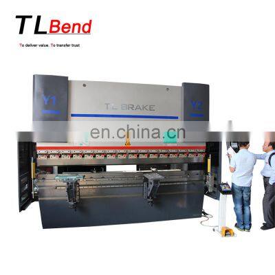 T&L Brand 100 ton x 3200mm 6axis CNC Press Brake With DELEM DA66T CNC system