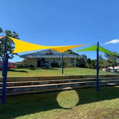 Sail Shade Waterproof Polyester UV Block 16.5ft*16.5ft*16.5ft Triangle Garden Sun Shade Sail