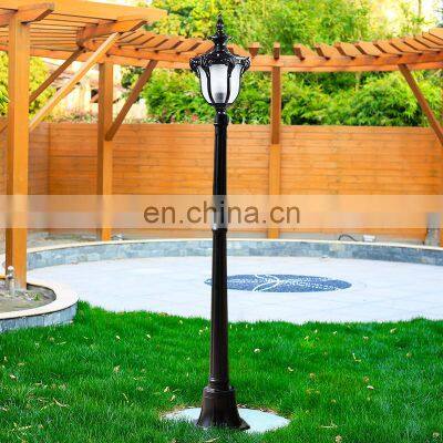 European Classic Garden Lawn Lamp H80CM Pole Post Light Outdoor Waterproof Landscape Lights Aluminum Pathway Walkway Decorative