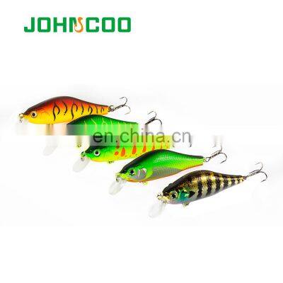 JOHNCOO Khamsin Hard Bait Minnow 70mm/9.5g With Magnetic System Fishing Lure Bass with VMC Hook perch Wobbler Fish Lure Fishing