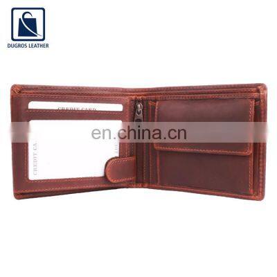 2022 Latest Arrival High Quality Buff Antique Fitting Genuine Leather Smart Card Wallet From Indian Manufacturer