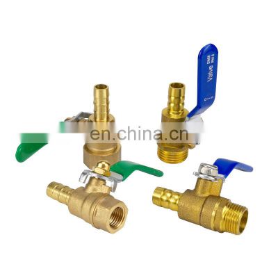 Brass Ball Valve Outer Tooth Outer Wire Air Compressor Copper Ball Valve