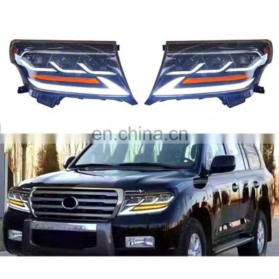 MAICTOP New LX Design Style Car Front Led Headlight For Land Cruiser 200 LC200 2008-2015 Head light