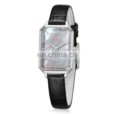 2021 New Custom LOGO Watch Miyota Movement Oem Brand Watches Genuine Leather Strap Woman Luxury Woman Watch