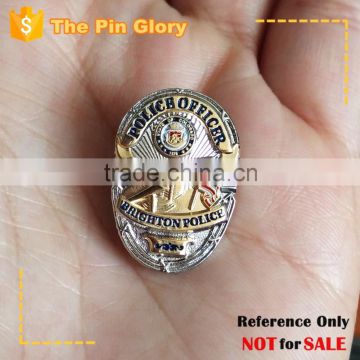 3D custom lapel pin badge small lapel pin dual plated lapel pins layered lapel pin