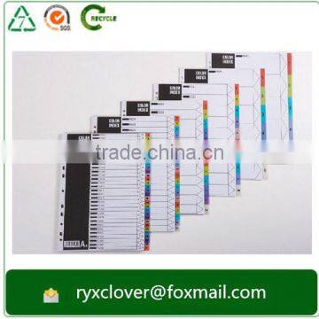 Index Divider/paper File Divier With Colorful Index Tab Quality Choice photo-4