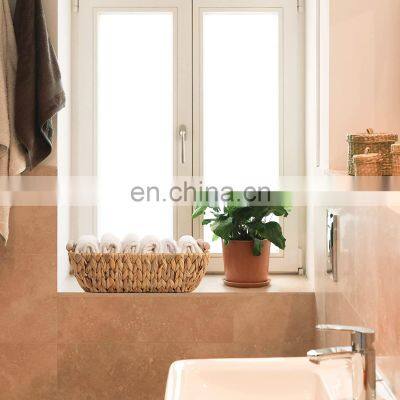 Direct Selling Water Hyacinth Grass Woven Tray Hand-Woven Wicker Baskets, Water Hyacinth Storage Baskets With Wooden Handles photo-3