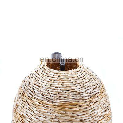 New Style Hand Woven Lamp Covers Natural Decorative Pendant Lamp Rattan Lampshade photo-4