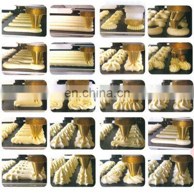 Biscuit Mini Meringue Fortune Cookie Maker Moulding Extrusion Machine Cookie Depositor Cookies Machinery