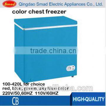 top open single door mini refrigertaor,solid door freezer,chest freezer