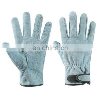 Best selling cow split leather Industrial welding gloves wear-resisting gloves