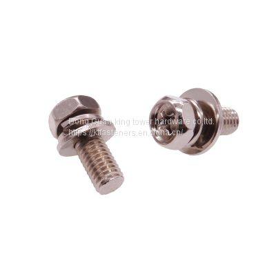 Custom Galvanized Bolt Stainless Steel Phillips Hex Head Screws photo-4