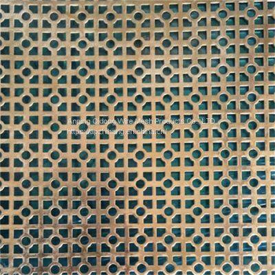 Metal Decoration Hole Plate Galvanized Square Hole Plate photo-3