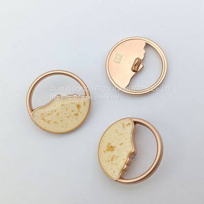 2023 wholesale OEKO-TEX 23mm  gold metal Hand Sewing Button for Clothes