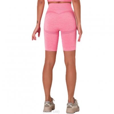 YYBD-0009,wholesale factory European Women tight fitting stretch hips yoga shorts High waist running shorts