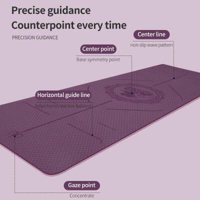 Recycled Durable Logo Custom Eco Friendly Tpe Yoga Mat Eco Yoga Mats Dropshipping photo-5