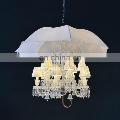 Luxury Lobby Living Decorative Modern Wedding Crystal Chandelier Lighting Crystal Pendant Lamp