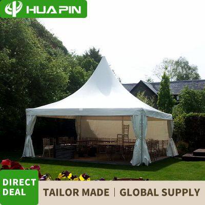 Promotion Aluminum Alloy Advertising Market Fair Luxury Outdoor Heavy Party Tent Pagoda 6x6 Meters photo-3