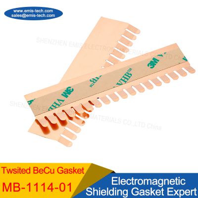 China Professonal EMI Gasket Manufacturer for EMC Room Becu Fingerstock Durable EMI Stirps