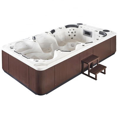 OEM Manufacturer Deluxe Large Whirlpool Spa Pool Outdoor 8 Person Hot Tub JY8001