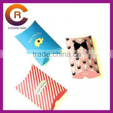 Custom Logo Candy Jewelry Cheap Paper Pillow Box