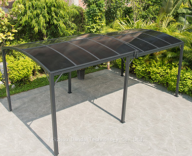 3*6m Extensionable Carport Canopy With Curtain and Net photo-2