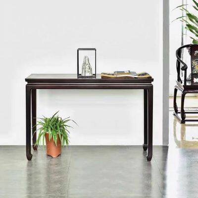 Console Table Solid Wood Flat Table Buddhist Table New Chinese Style Simple Offering Table photo-3