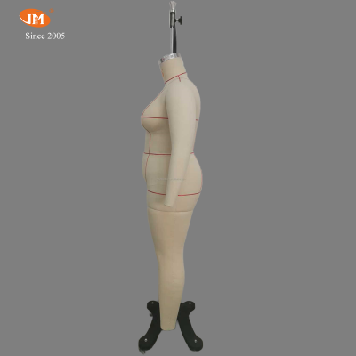 Junmei 1XL Women's Dress Form With Adjustable Shoulders, Detachable Arms & Rolling Stand – Plus Size Mannequin for Pattern Making, Fitting photo-3