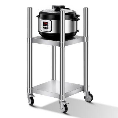 Stainless steel insulated food racks are suitable for storing cooking equipment in kitchens and restaurants.