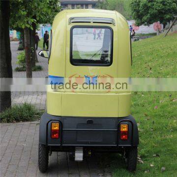 Chinese Yellow Fully Closed 3 Wheel Electric Scooter Quality Choice photo-2