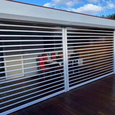 Transparent PVC Crystal Roller Door｜Stylish Shop Partition｜High-Clarity Dust-Proof Curtain