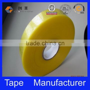 yellowish transparent jumbo roll bopp adhesive tape