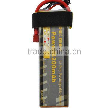 You&me uav airplane lipo battery 4S 4200mah 14.8v 35c with high discharge rate