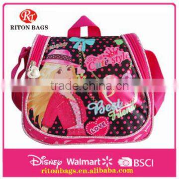 Amazing Design Kids Lunch Bag Printed with Pretty Girl Cartoon Cheap Lunch Bags for Kids