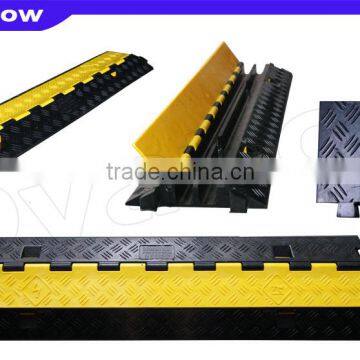 Stage Cable Protector/2 Channels PVC Cable Ramp/high Quality Cable Protector/original Plastic Cable Bank photo-4