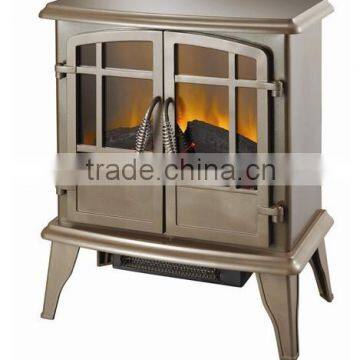 Bronze Electric Fireplace Heater/ Portable Electric Fireplace Stove