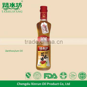 450ml bottled Bright light golden zanthoxylum oil