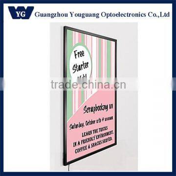 lighted poster frames/LED Light panels-open frame-super slim