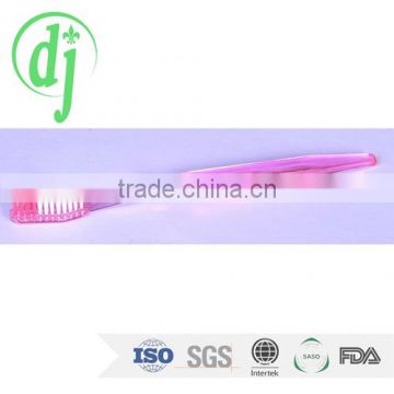 High quality transparent Hotel Toothbrush kit wholesale /eco friendly toothbrush