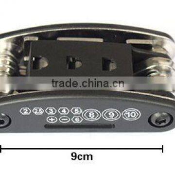 Germany 16-in-1 Multifunctional High Quality Alloy Steel Cycling Bicycle Repair Tools Black Bike Combined Tool photo-4